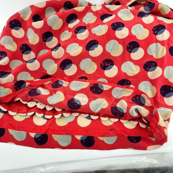 Anthropologie | Red Polka Dot Midi Dress - Picture 12 of 12